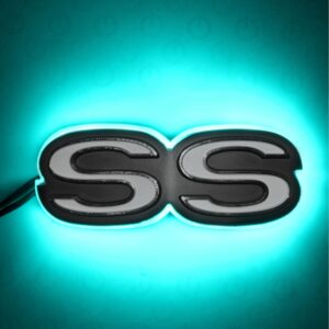 3095-010 - Chevy Camaro SS Illuminated Emblem - Aqua