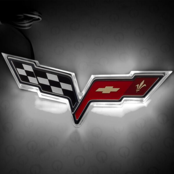 3098-001 - Chevy Corvette C6 Illuminated Emblem - Dual Intensity