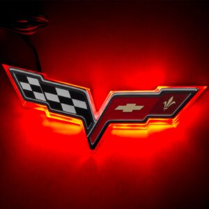 3098-003 - Chevy Corvette C6 Illuminated Emblem - Dual Intensity