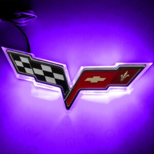 3098-007 - Chevy Corvette C6 Illuminated Emblem - Dual Intensity