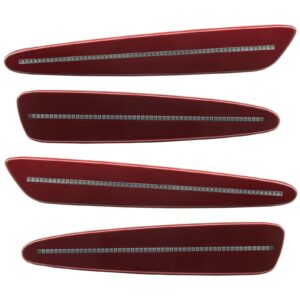 3175-019 - Chevrolet Corvette C6 Sidemarkers - Clear - Monterey Red