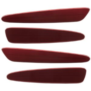 3176-504 - Chevrolet Corvette C6 Sidemarkers - Ghosted - Monterey Red