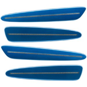 3185-019 - Chevrolet Corvette C6 Sidemarkers - Clear - Blue Stream