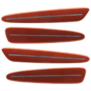 3189-019 - Chevrolet Corvette C6 Sidemarkers - Clear - Daytona Sunset Orange