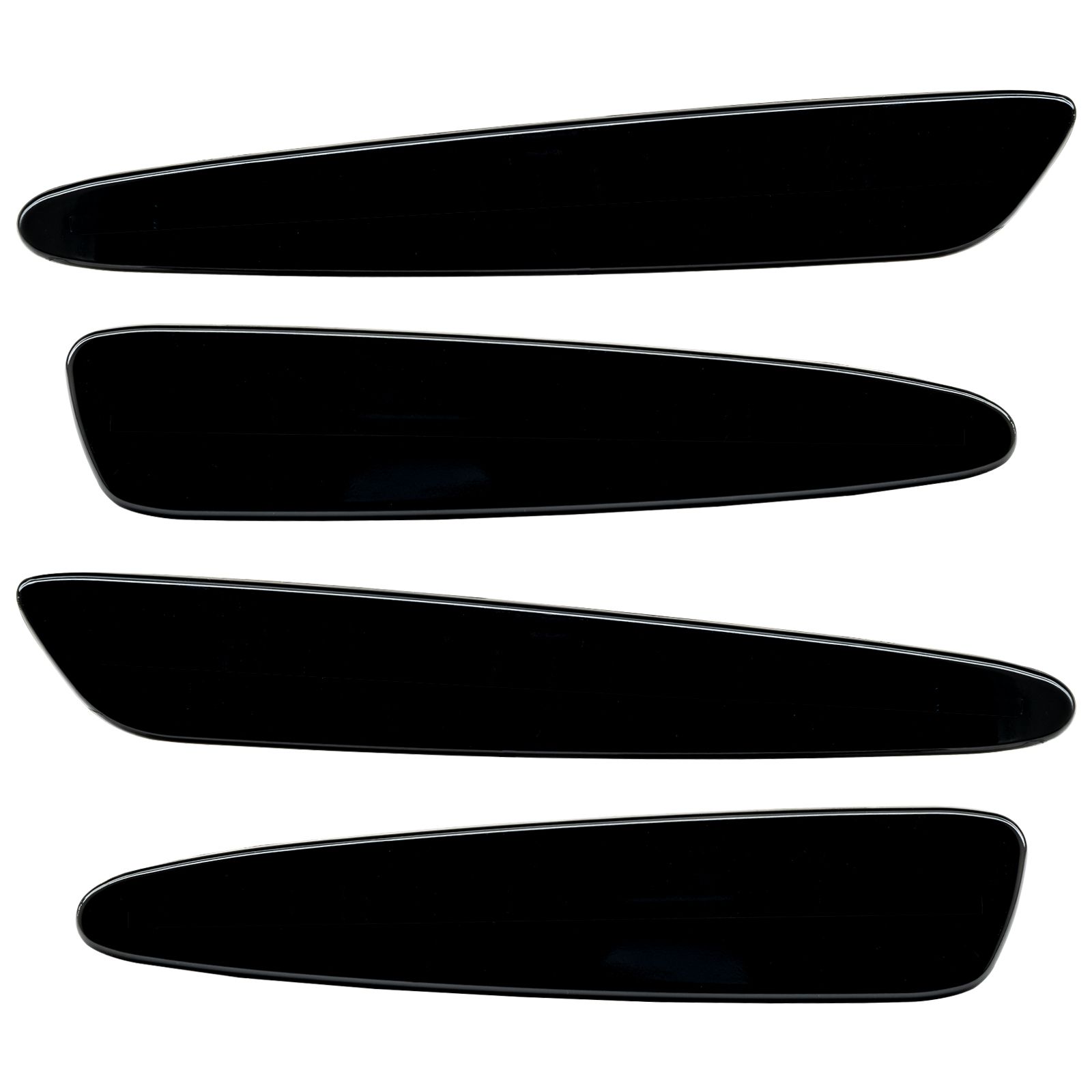 3161-504 - Chevrolet Corvette C6 Sidemarkers - Ghosted - Black