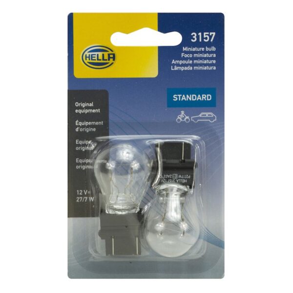 HELLA 3157TB Standard Series Incandescent Miniature Light Bulb