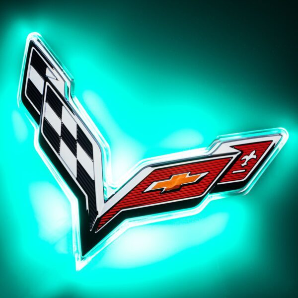 3655-010 - Corvette C7 Rear Illuminated Emblem - Dual Intensity