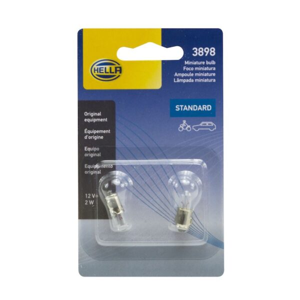 HELLA 3898TB Standard Series Incandescent Miniature Light Bulb