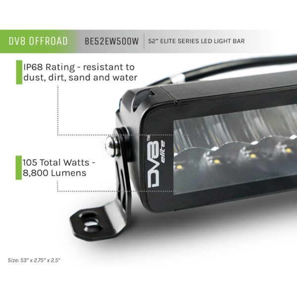 DV8 Offroad LED Light Bar - BR30E180W3W