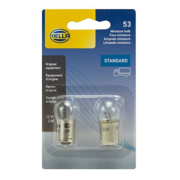 HELLA 53TB Standard Series Incandescent Miniature Light Bulb