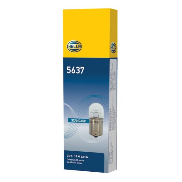 HELLA 5637 Standard Series Incandescent Miniature Light Bulb