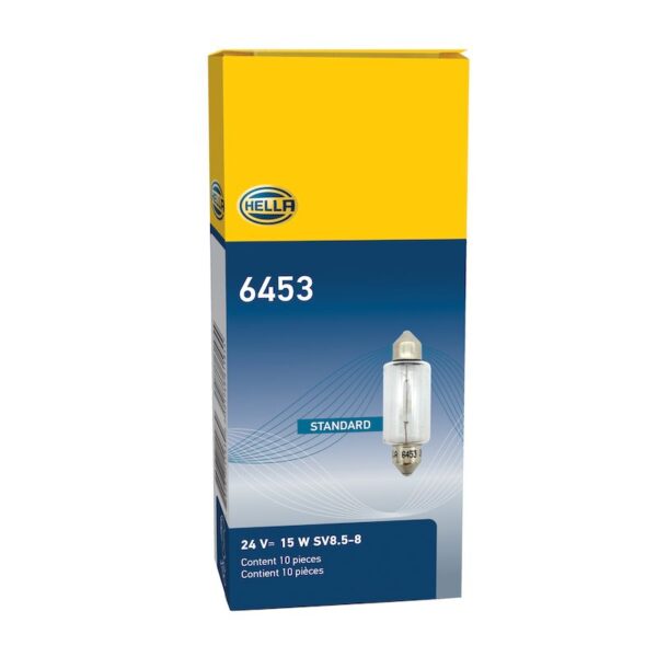 HELLA 6453 Standard Series Incandescent Miniature Light Bulb