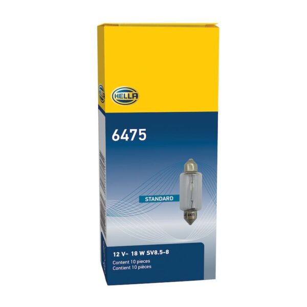 HELLA 6475 Standard Series Incandescent Miniature Light Bulb