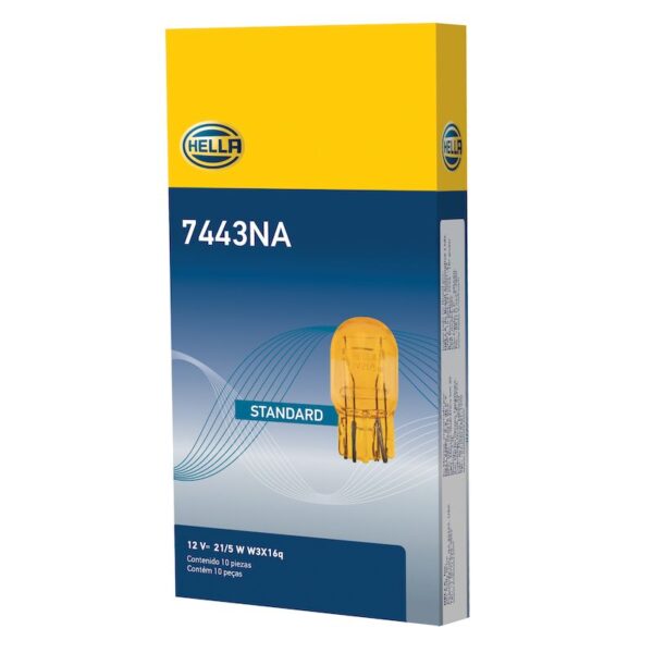 HELLA 7443NA Standard Series Incandescent Miniature Light Bulb