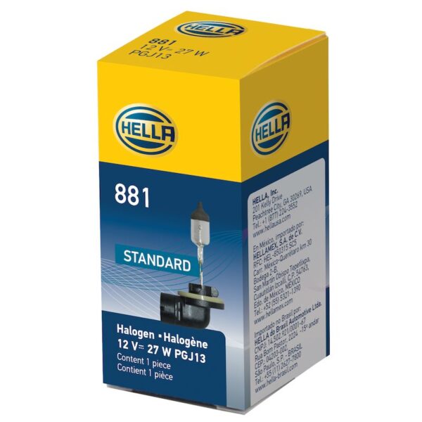 HELLA 881 Standard Series Halogen Light Bulb