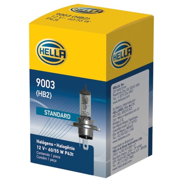 HELLA 9003 Standard Series Halogen Light Bulb