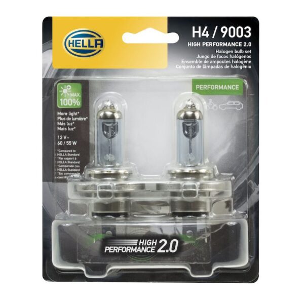 HELLA 9003 2.0TB Performance Series Halogen Light Bulb