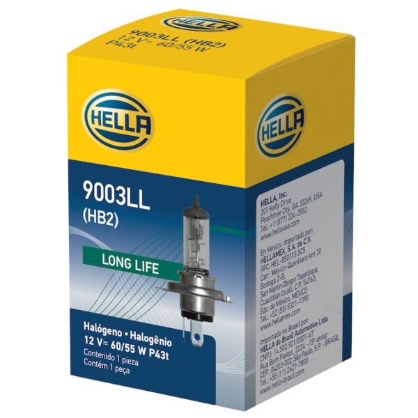 HELLA 9003LL Long Life Series Halogen Light Bulb