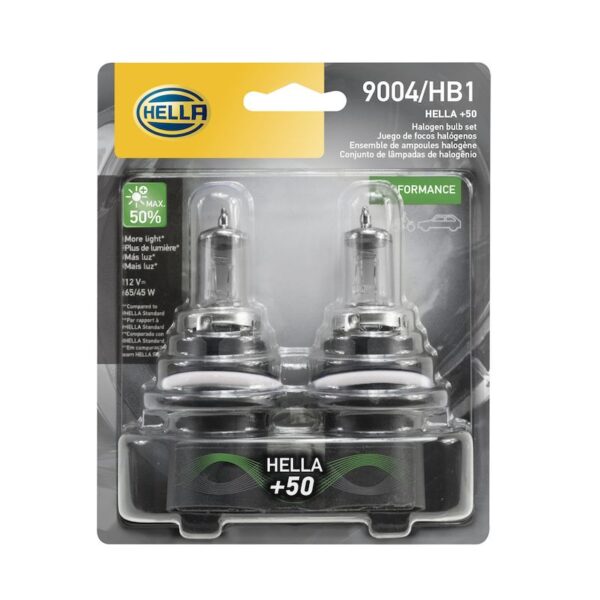 HELLA 9004P50TB Performance Series Halogen Light Bulb