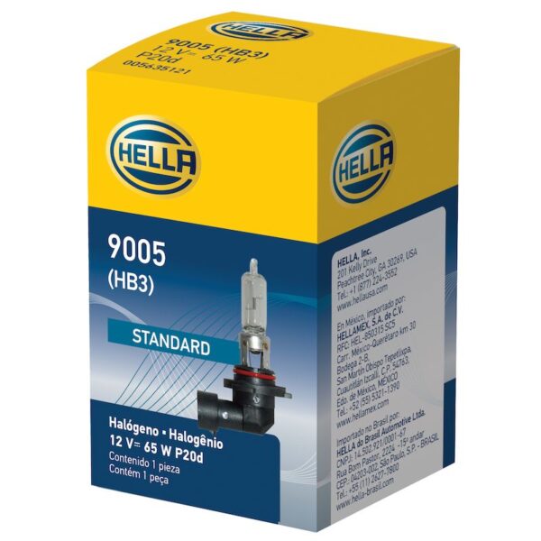 HELLA 9005 Standard Series Halogen Light Bulb