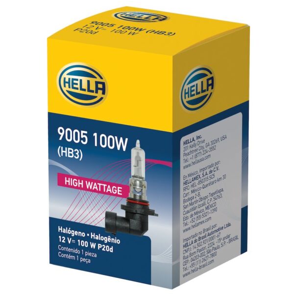 HELLA 9005 100W High Wattage Series Halogen Light Bulb