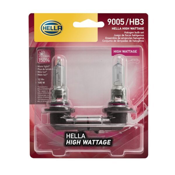 HELLA 9005 100WTB High Wattage Series Halogen Light Bulb