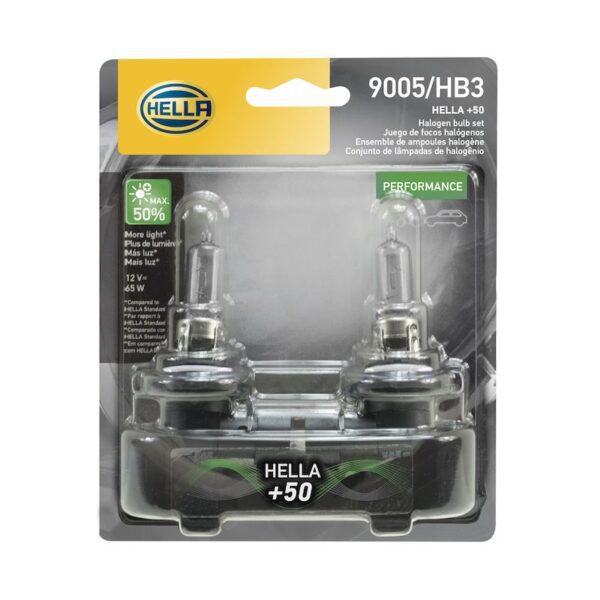 HELLA 9005P50TB Performance Series Halogen Light Bulb