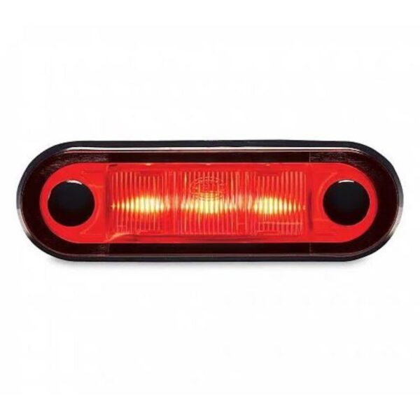 LAMP S/CL MKR 9657 LED RED 12V SAE