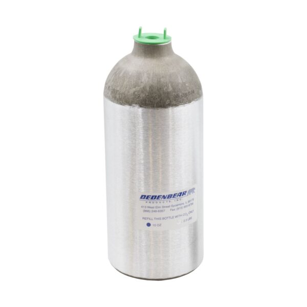 CO2 BOTTLE WITH VALVE, 2.5 POUND CAPACITY