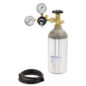 CO2 BOTTLE KIT, COMPLETE KIT INCLUDES 2.5 LB. BOTTLE, VALVE, REGULATOR & TUBING