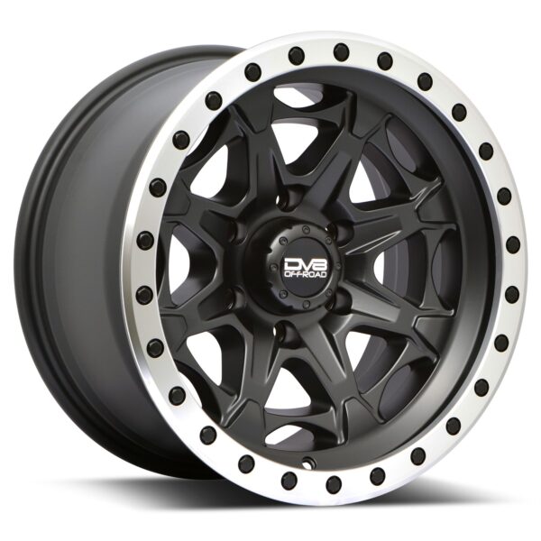 886 Simulated BeadLock - Matte Black - 17 X 9 - BP:5X127 - OS:-12