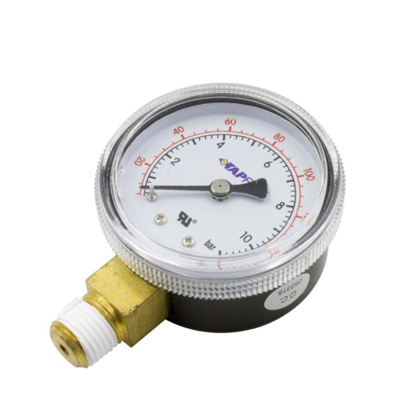 GAUGE LOW PRESSURE FOR CO2 REGULATOR (0 TO 160 PSI)