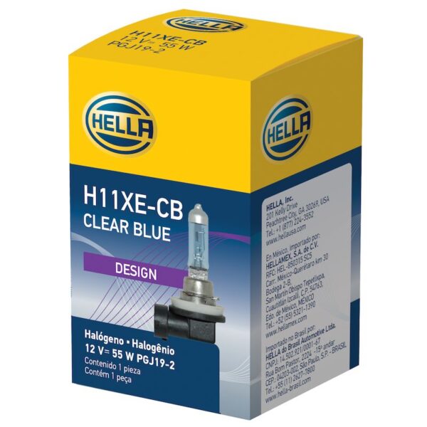 HELLA H11XE-CB Design Series Halogen Light Bulb