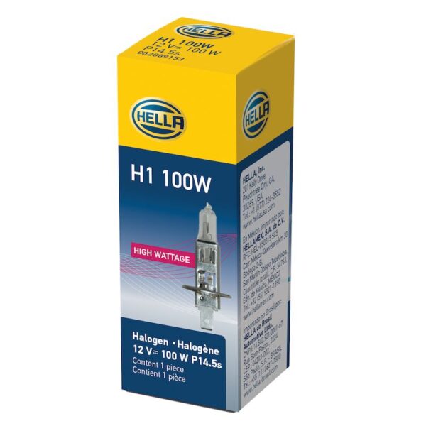 HELLA H1 100W High Wattage Series Halogen Light Bulb