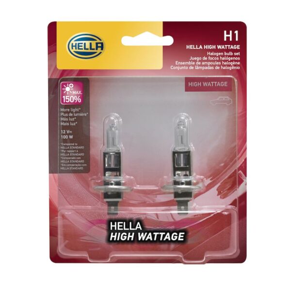 HELLA H1 100WTB High Wattage Series Halogen Light Bulb