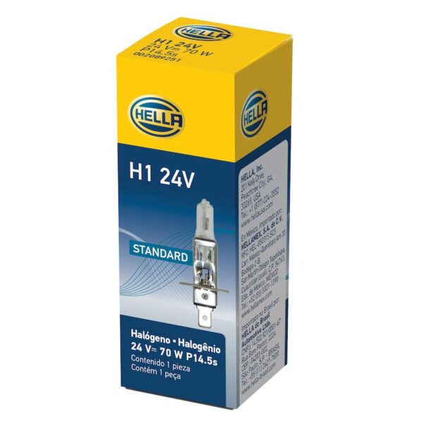 HELLA H1 24V Standard Series Halogen Light Bulb