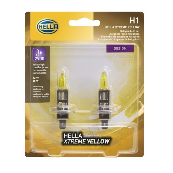 HELLA H1 YL Design Series Halogen Light Bulb