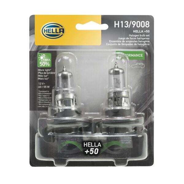 HELLA H13P50TB Performance Series Halogen Light Bulb