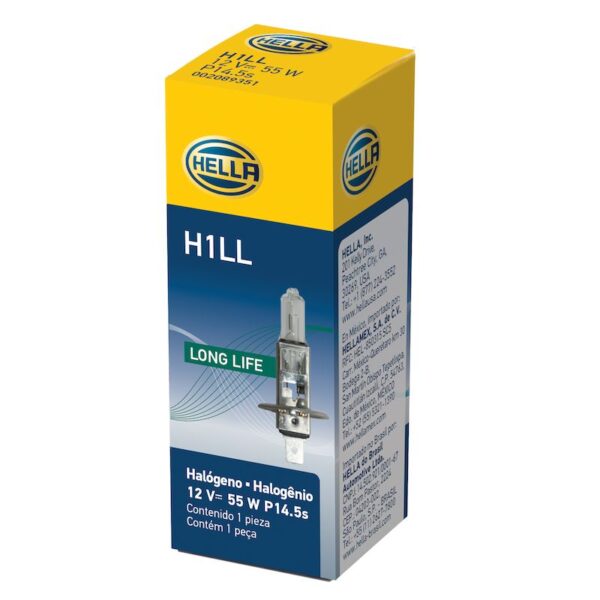 HELLA H1LL Long Life Series Halogen Light Bulb