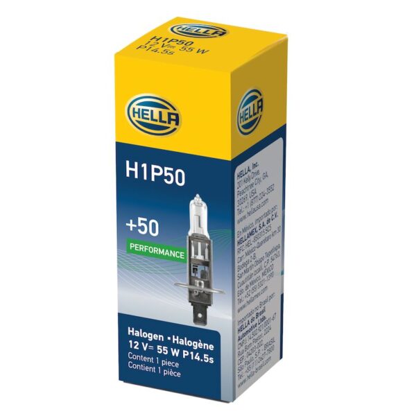 HELLA H1P50 Performance Series Halogen Light Bulb