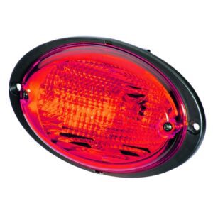 3130 Agroluna Flush Mount Red Turn/Tail Lamp with Flange