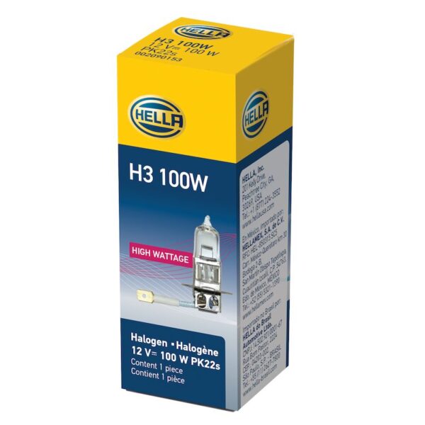 HELLA H3 100W High Wattage Series Halogen Light Bulb