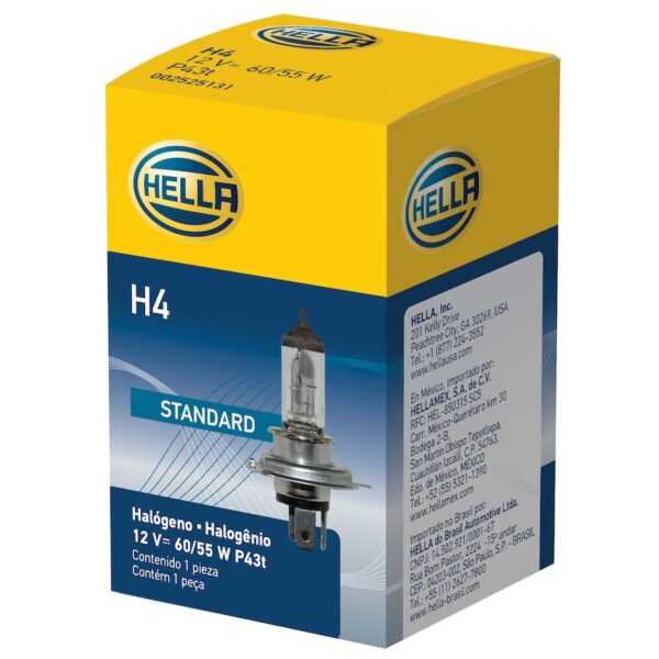 HELLA H4 Standard Series Halogen Light Bulb