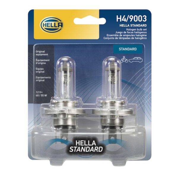 HELLA H4TB Standard Series Halogen Light Bulb