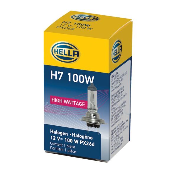 HELLA H7 100W High Wattage Series Halogen Light Bulb