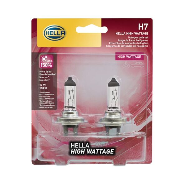 HELLA H7 100WTB High Wattage Series Halogen Light Bulb