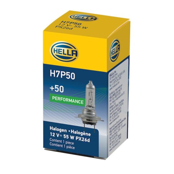 HELLA H7P50 Performance Series Halogen Light Bulb