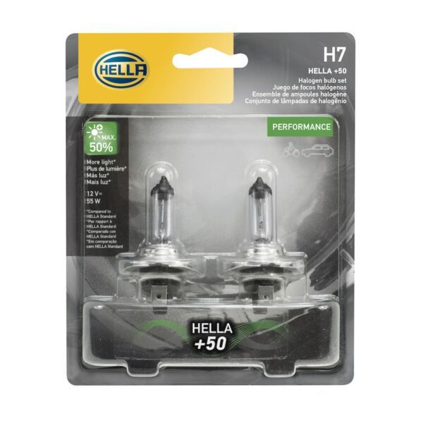 HELLA H7P50TB Performance Series Halogen Light Bulb