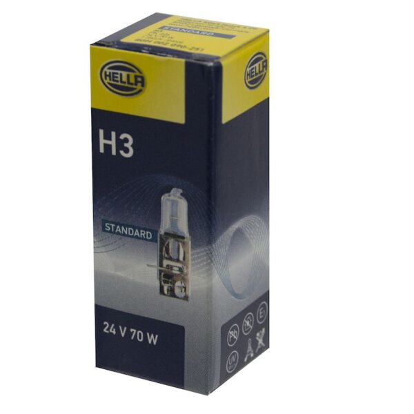 HELLA H3 24V Standard Series Halogen Light Bulb