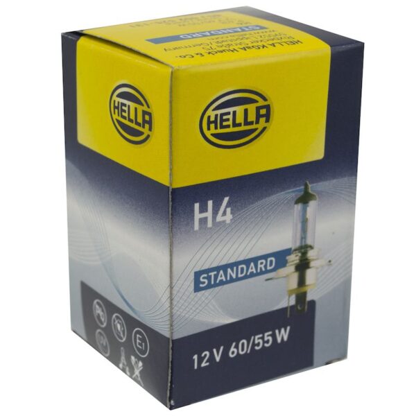 HELLA H4 Standard Series Halogen Light Bulb